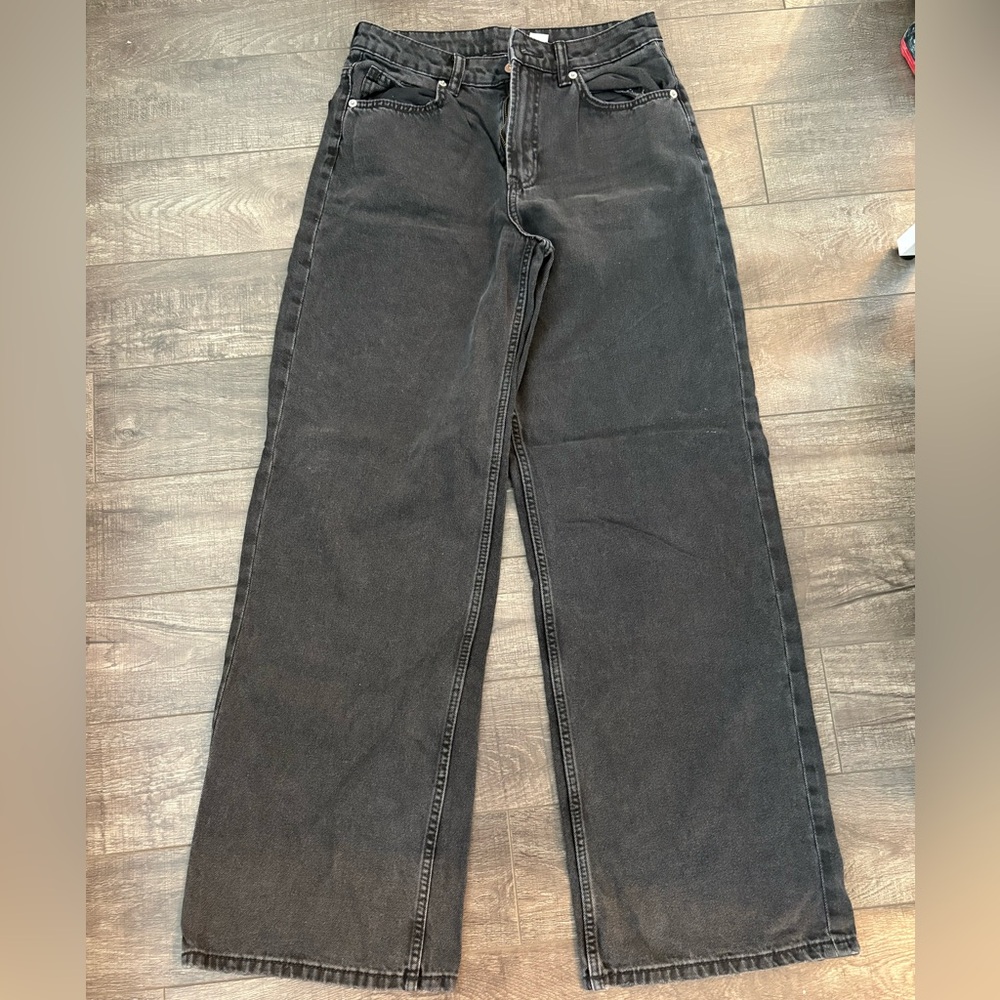 H&M Black Flare & Wide Leg Jeans